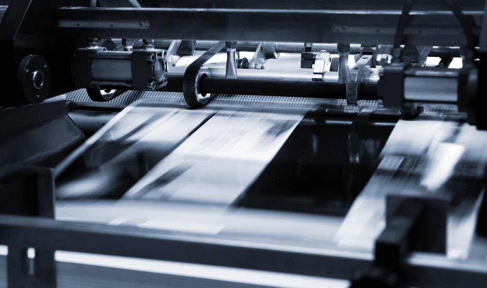 Imprimerie rotative feuille à Pau
