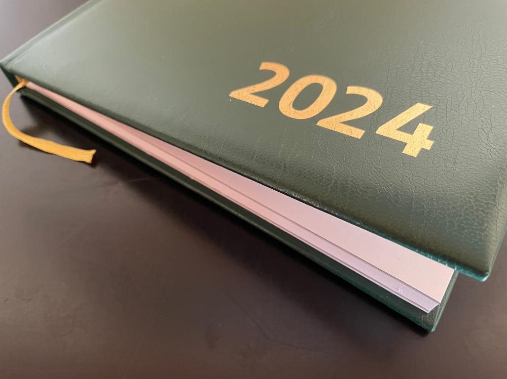 Agenda couv simili cuir
